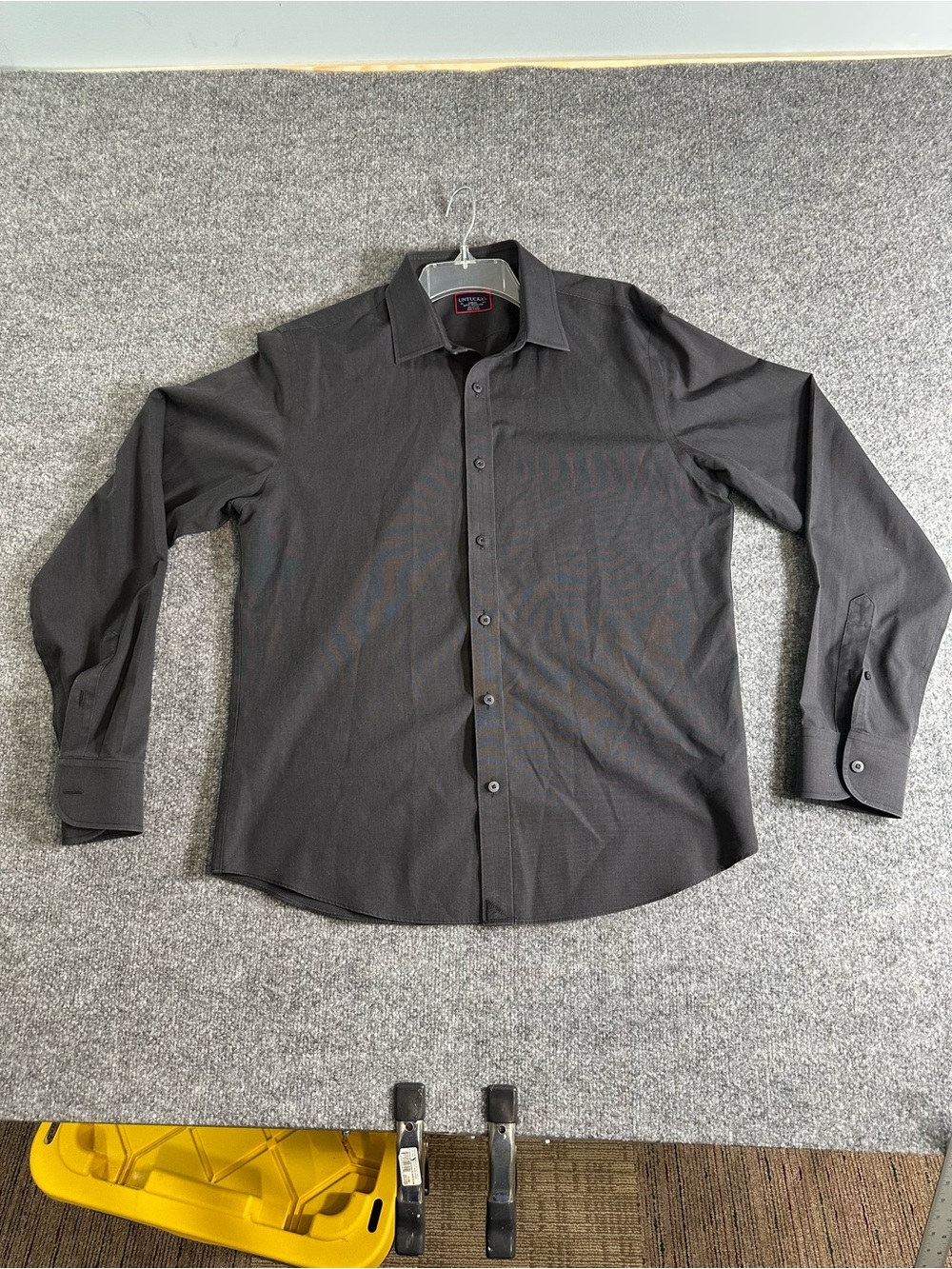 Untuck-it Mens Button Down 100% Cotton Shirt Size Large